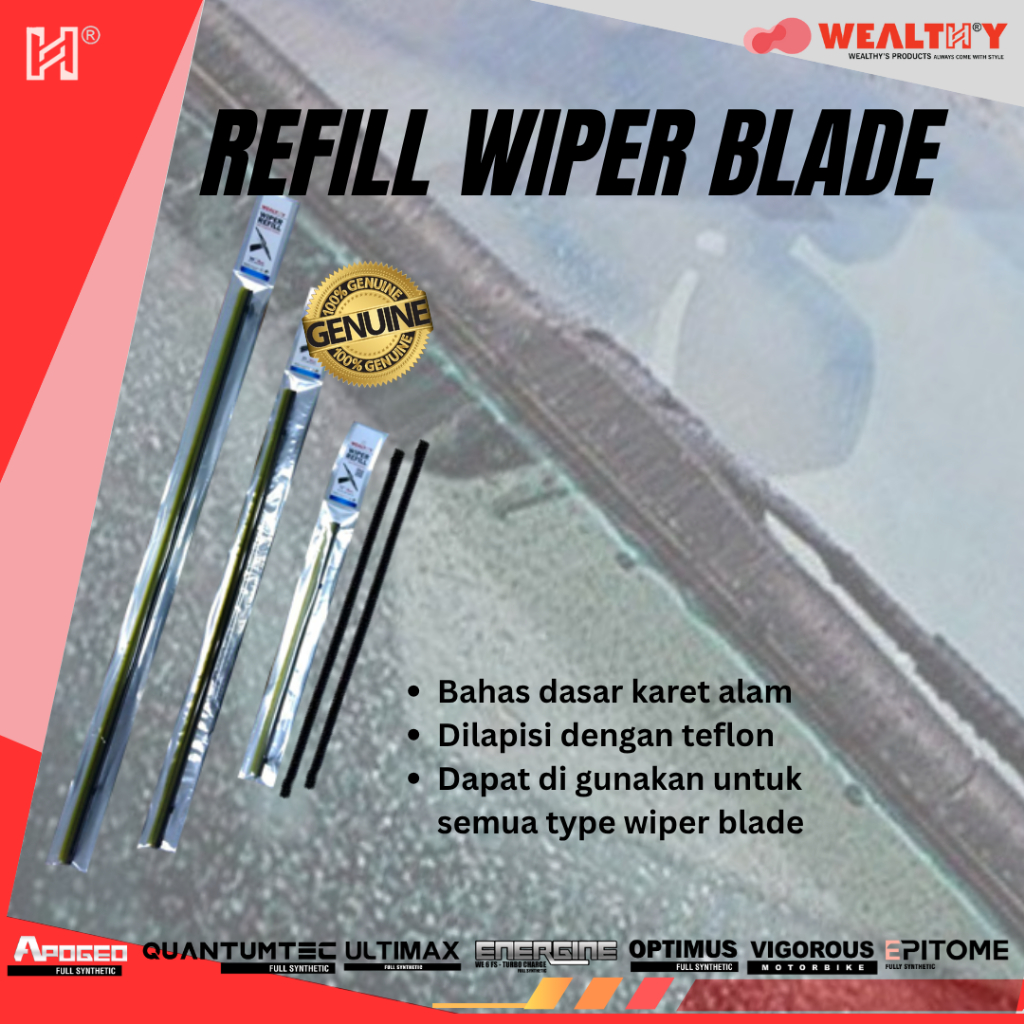 Jual Refill Wiper Untuk Mobil Honda | Refil Wiper Mobil | Wiper Honda ...