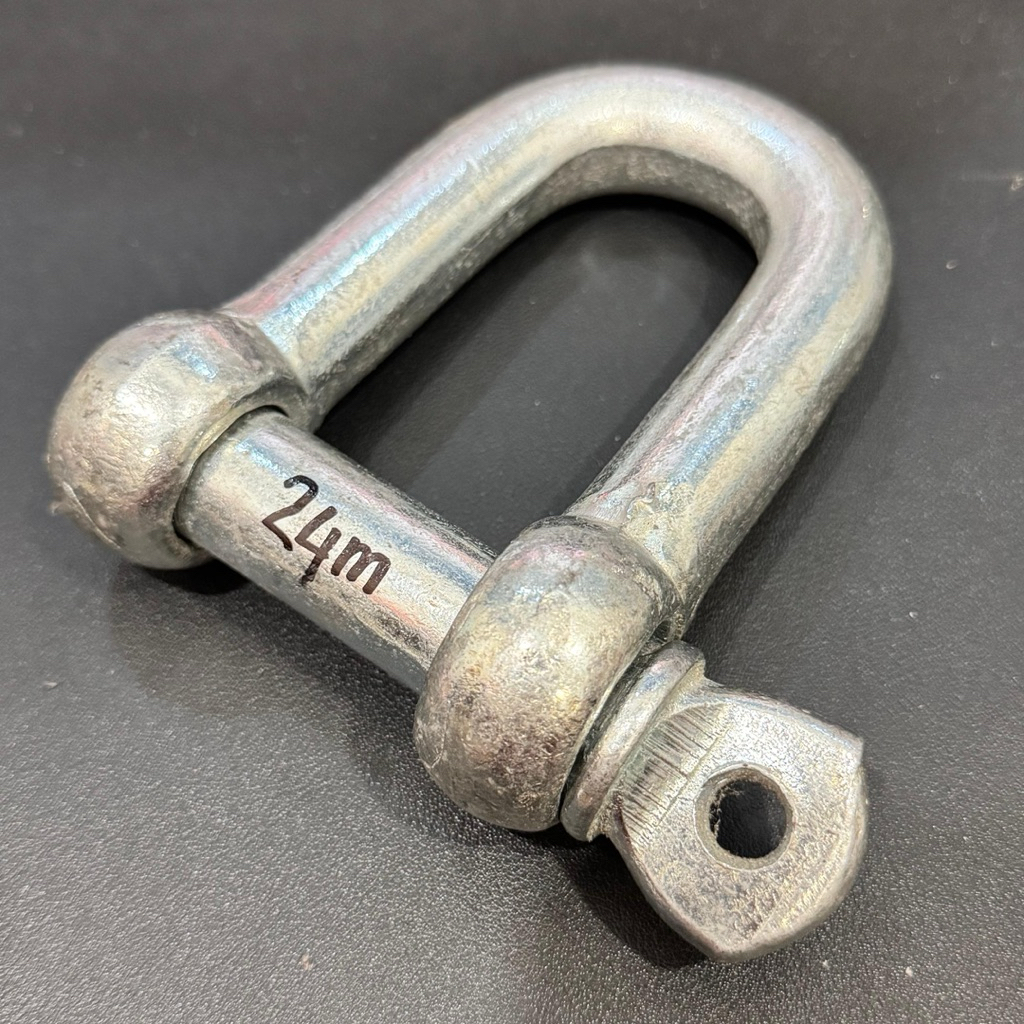 Jual SHACKLE “ D “ BIASA 24mm ( 1” inci ) sekel rantai besi 24mili ...