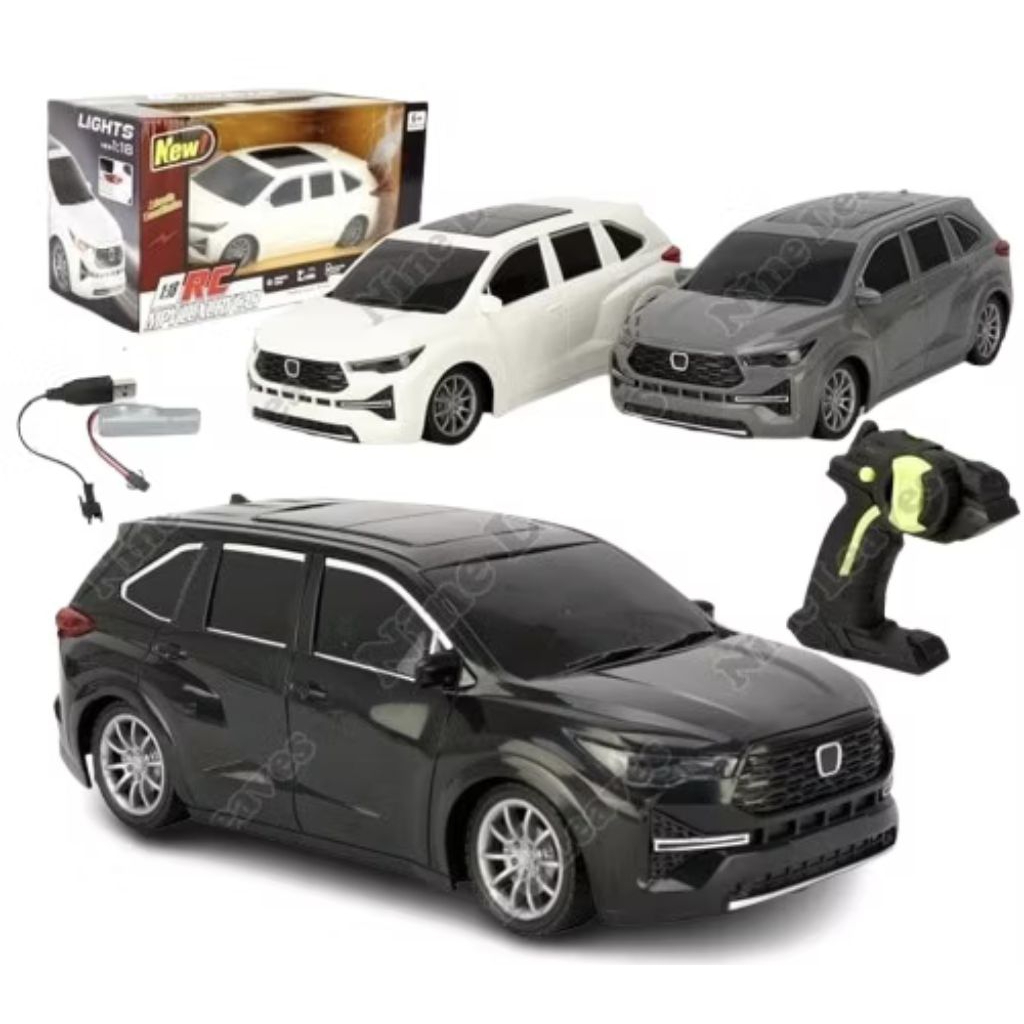 Jual Rc Innova zenix lampu depan lampu belakang skala 1:18 sinyal 2.4 ...