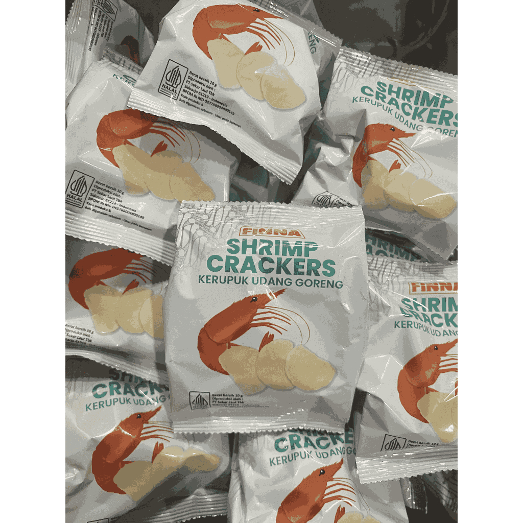 Jual FINNA KERUPUK UDANG MATANG SACHET SHRIMP CRACKERS 1 DUS ISI 120 ...