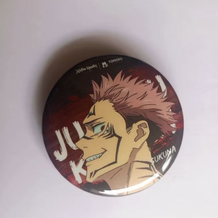 Jual Sukuna Can Badge Pin Tomoro Coffee x jjk Jujutsu Kaisen Collab ...