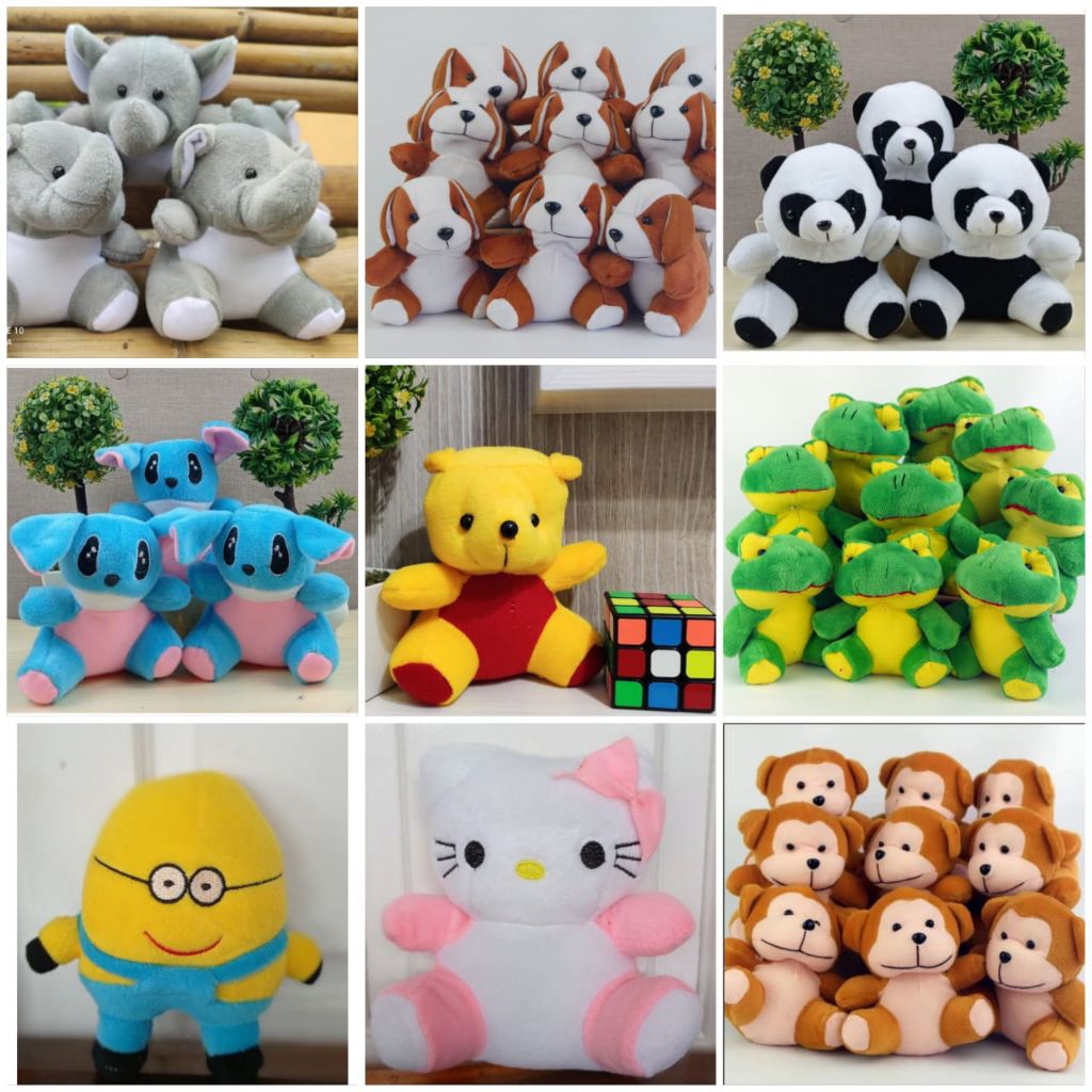 Jual boneka karakter mini 15cm | Shopee Indonesia