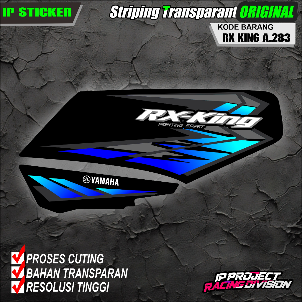 Jual (COD) STICKER STRIPING MOTOR YAMAHA RX KING 1983 - 2002 DESAIN ...