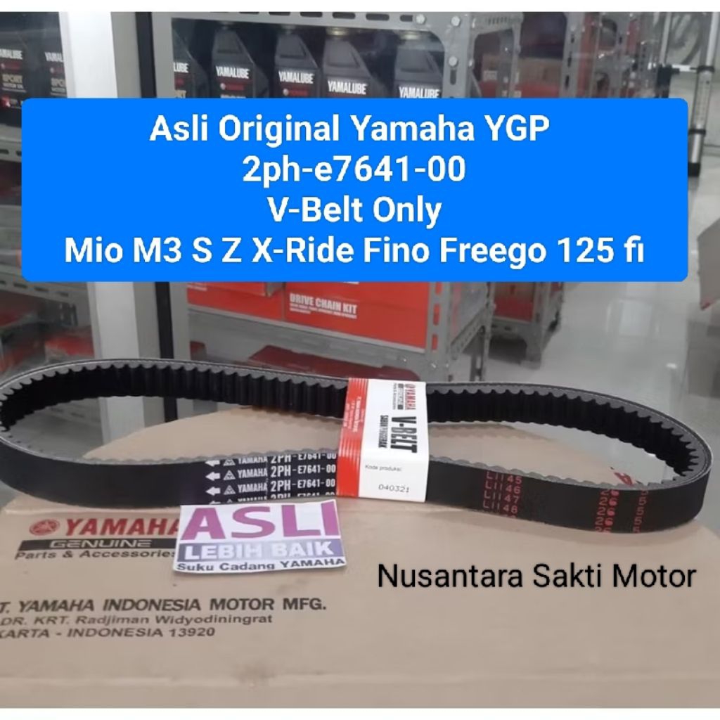 Jual ( 2ph-e7641-00 V-Belt Only ) ( 2ph-we76j-00 vbelt + roller assy ...