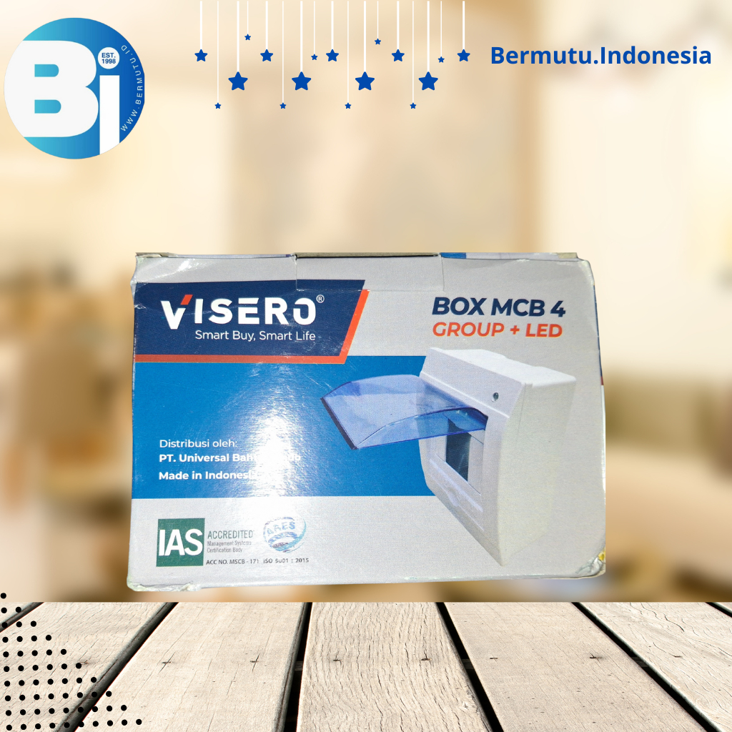 Jual Box MCB VISERO 4 Group + LED Indicator - Panel Listrik MCB ...