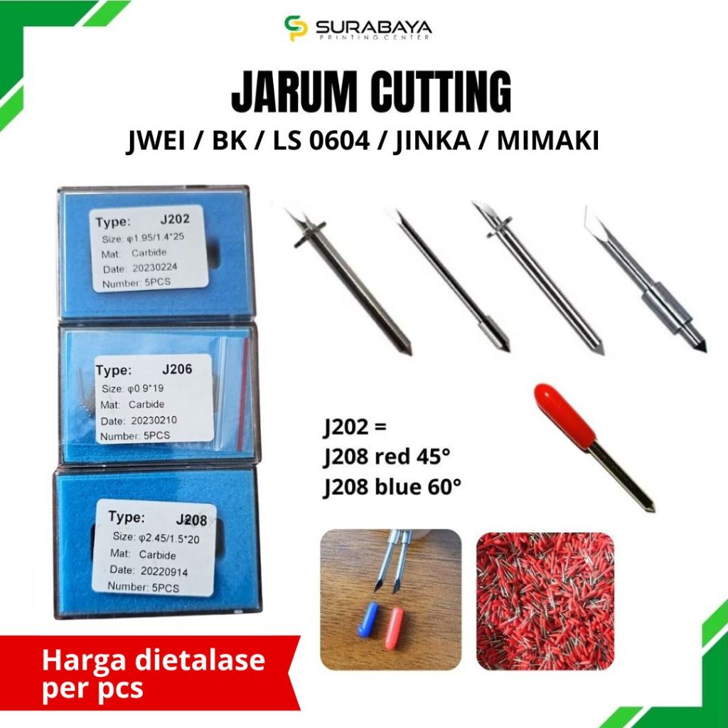 Jual Jarum Mesin Cutting Mata Pisau Mesin Cutting Stiker Jwei Bk