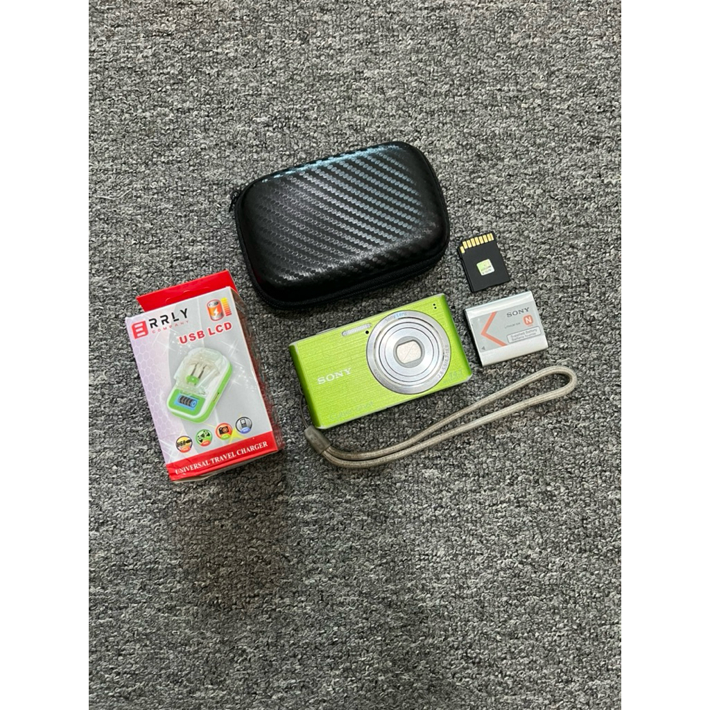 Jual Digicam Sony Cybershot DSC W610 Green | Shopee Indonesia
