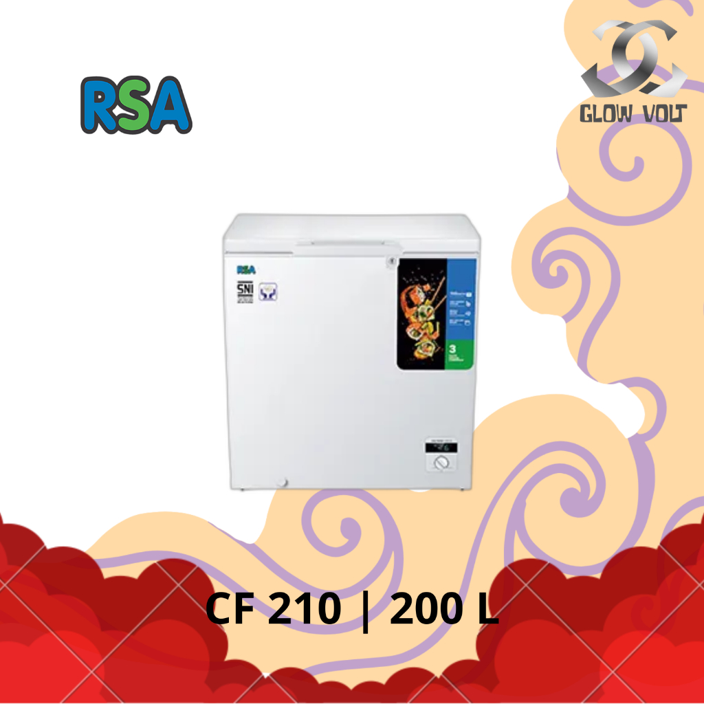 Jual CHEST FREEZER RSA CF 210 | Freezer Box RSA 200 Liter | Shopee ...