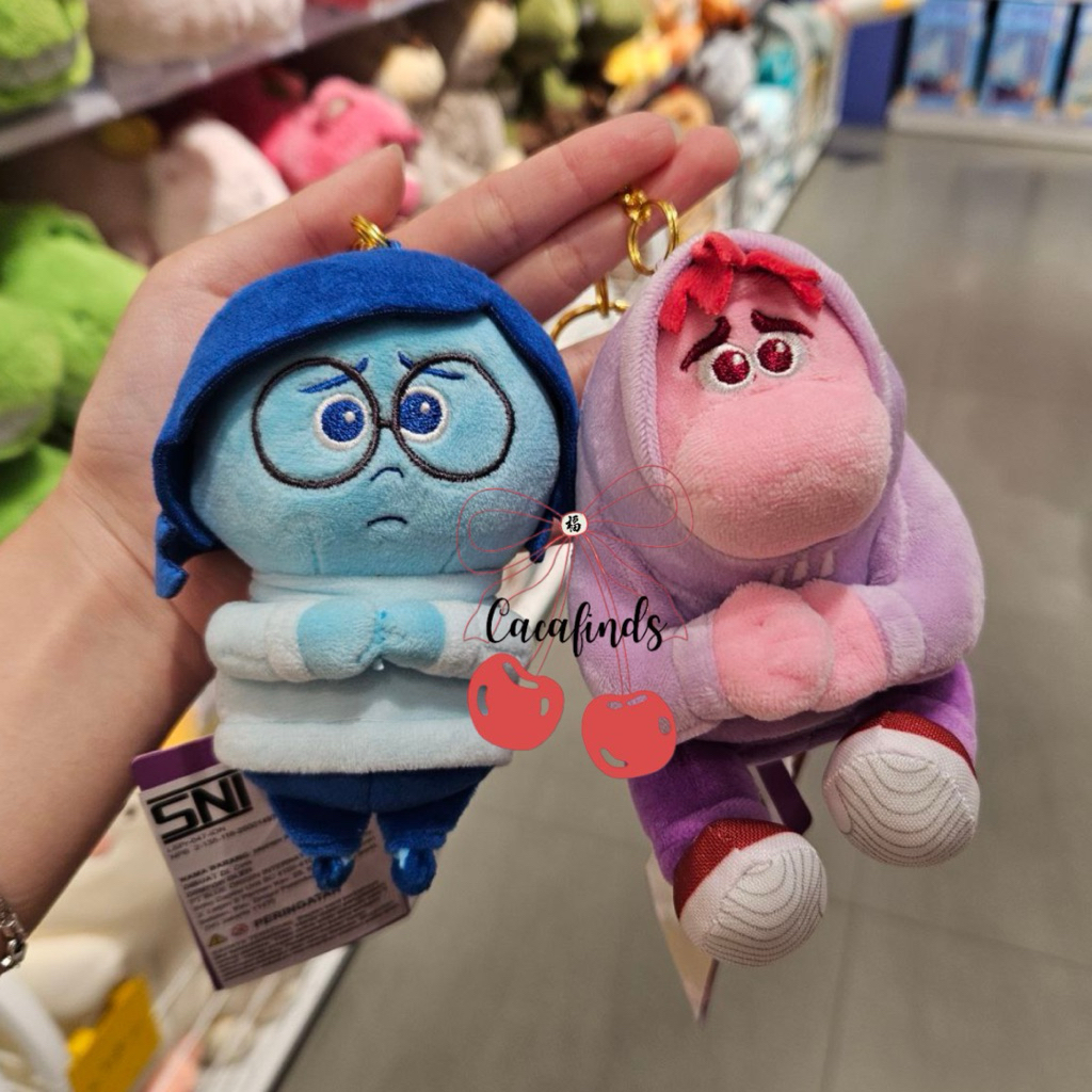 Jual OHSOME x Pixar‼️Plush Keychain / Gantungan Kunci Boneka Inside Out ...