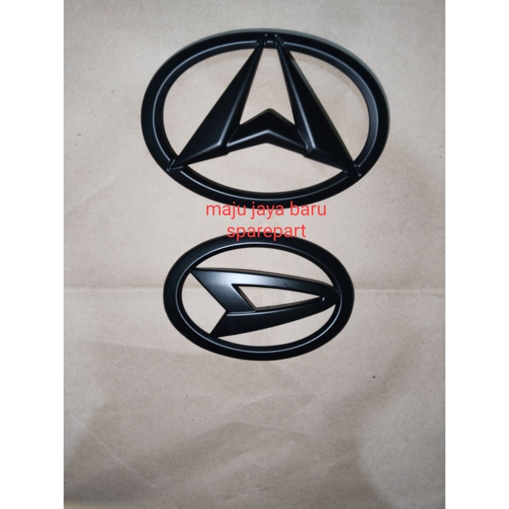 Jual EMLEM LOGO AYLA 1 SET 2023 HITAM DOFF ORIGINAL | Shopee Indonesia
