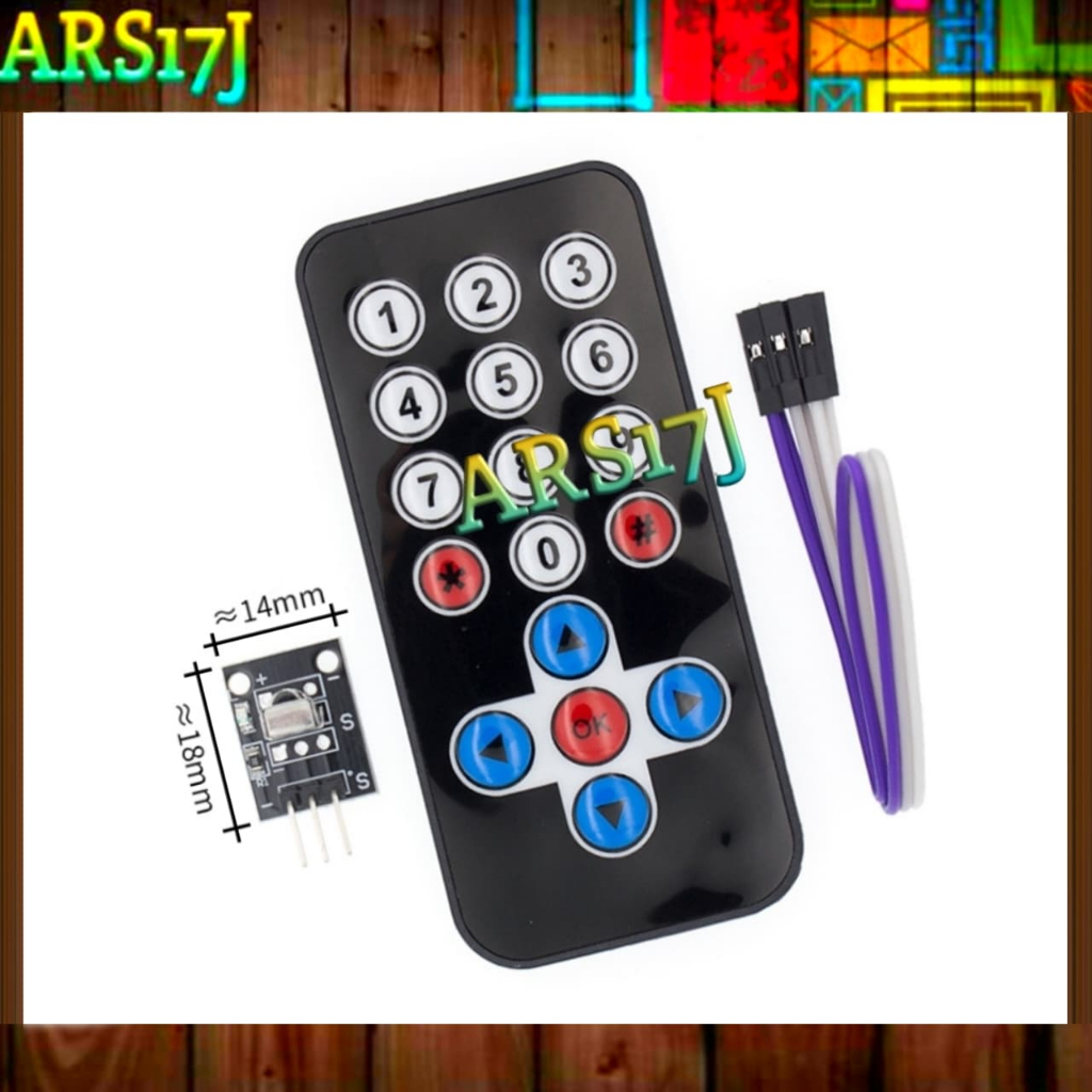 Jual Modul Remote Control Wireless Infrared IR DIY HX1838 untuk arduino ...