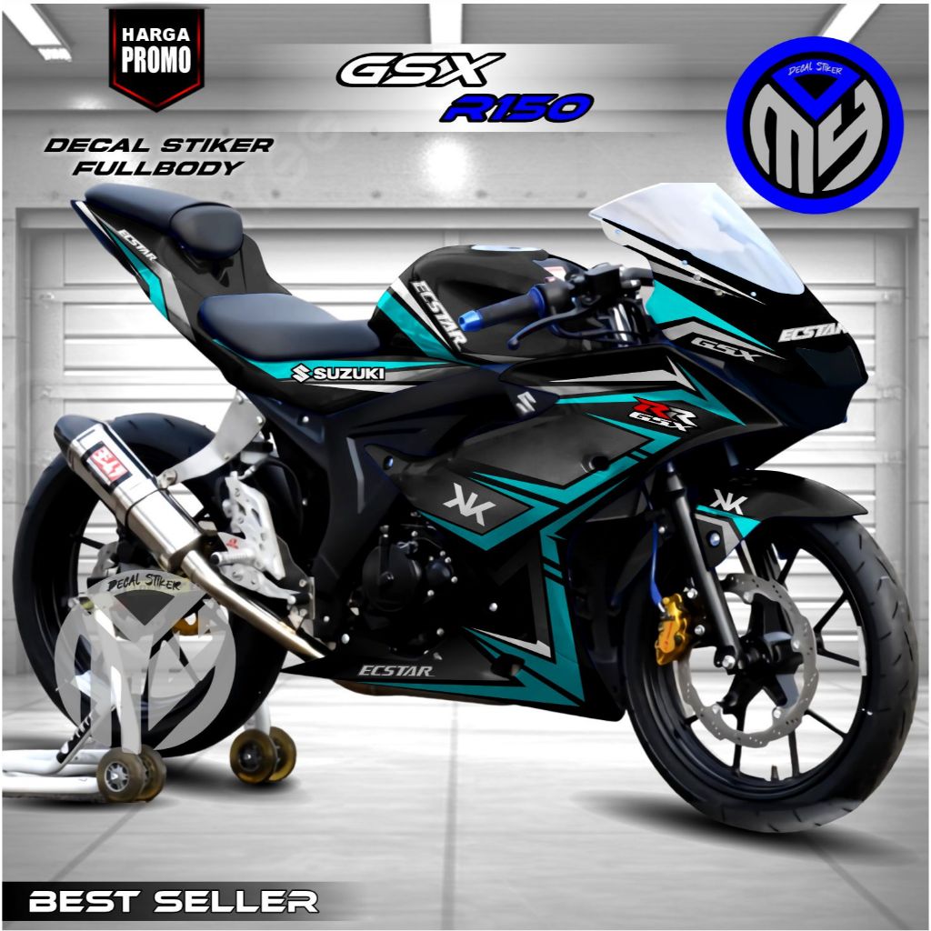 Jual Decal Gsx R150 Full Body Racing Custom TERBARU BISA COD Variasi ...