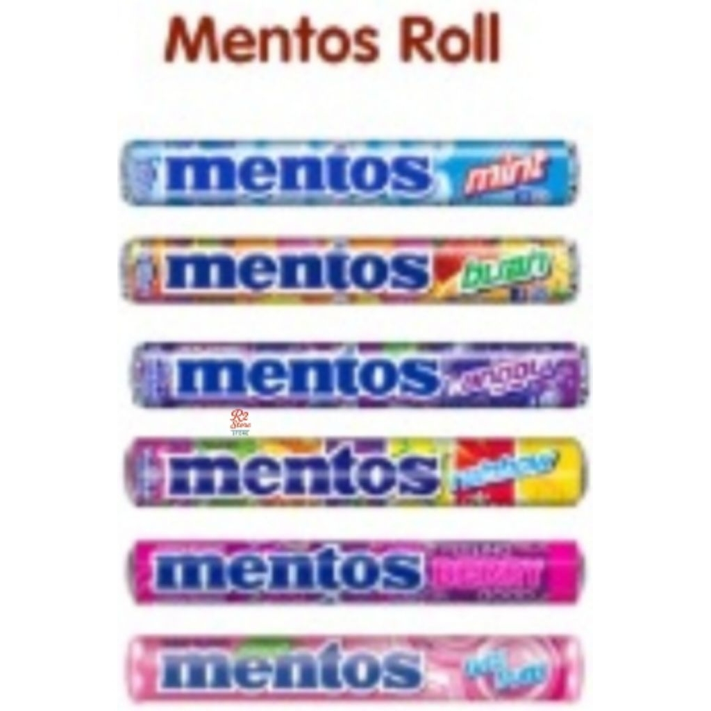 Jual Mentos Roll 14 pcs/Box – Permen Rasa Buah Segar & Nikmat | Shopee ...