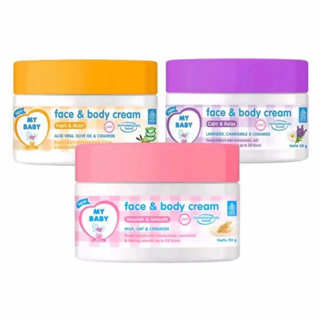 Jual My Baby Face & Body Cream Jar 50g 50 g | Shopee Indonesia
