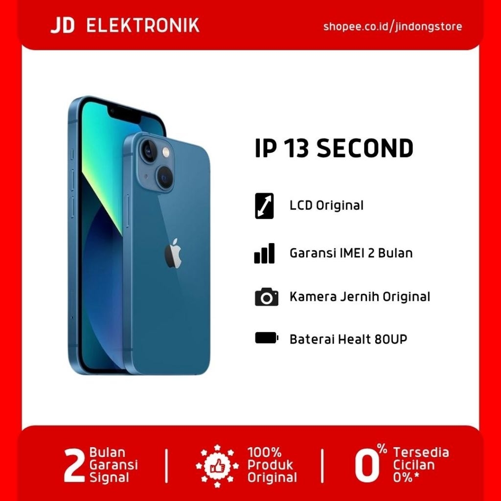 Jual IP 13 SERIES 256GB/128GB SECOND INTER ORIGINAL | Shopee Indonesia