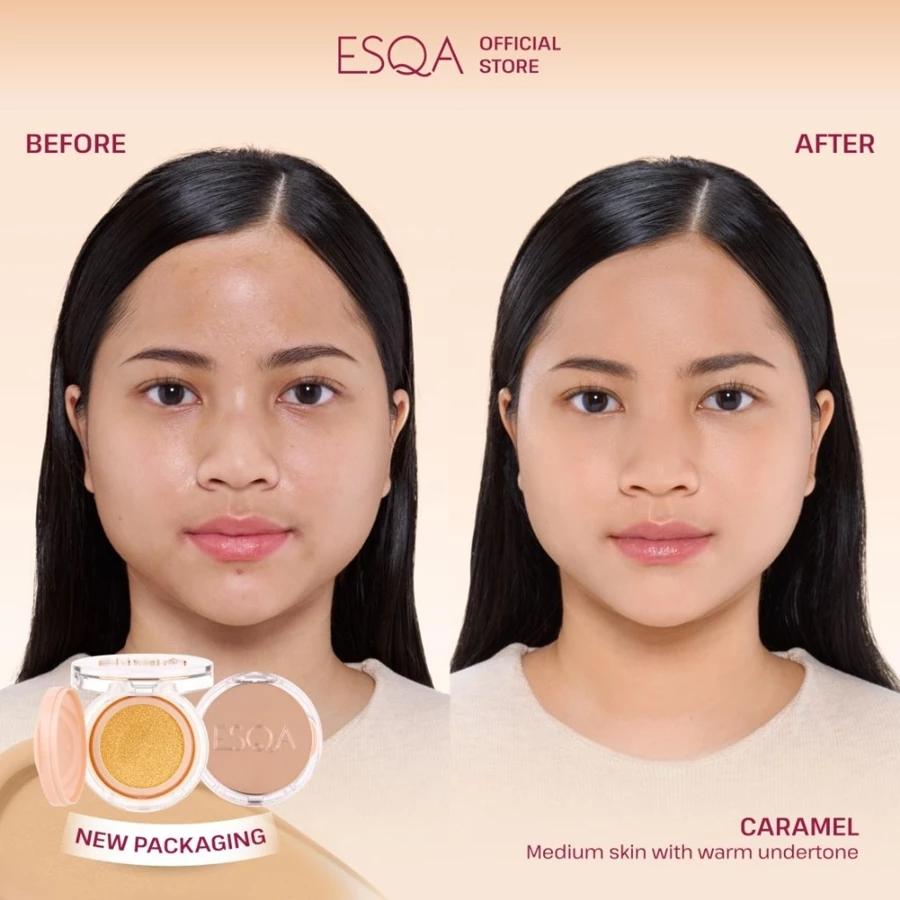 ESQA Flawless Cushion Serum SPF 50+ PA++++ Velvet Matte