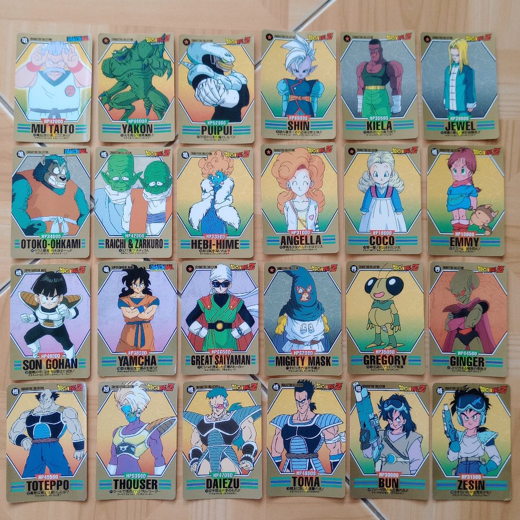 Jual kartu dragon ball super barcode wars character collection ...
