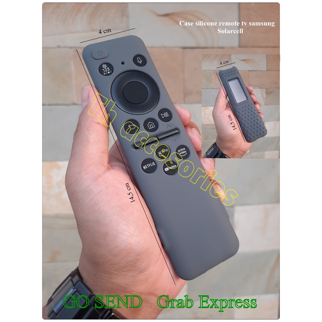 Jual Case silicone pelindung Remote tv Samsung Solarcell U8500F DU8000 ...