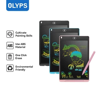 OLYPS LCD Drawing Tablet 12/16 Inch Papan Tulis LCD  Eye Care Display untuk Anak - Bisa Hapus