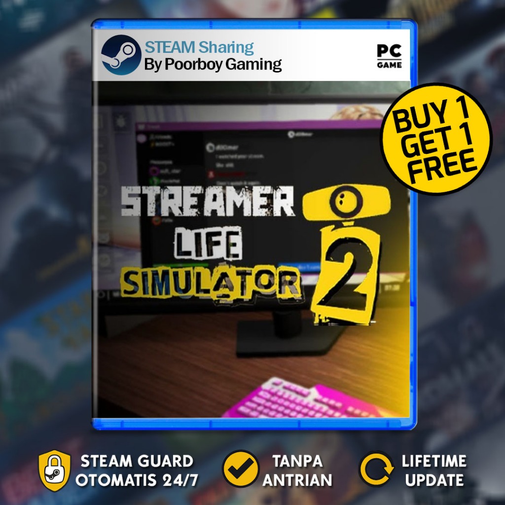 Jual STREAMER LIFE SIMULATOR 2 PC ORIGINAL | Shopee Indonesia