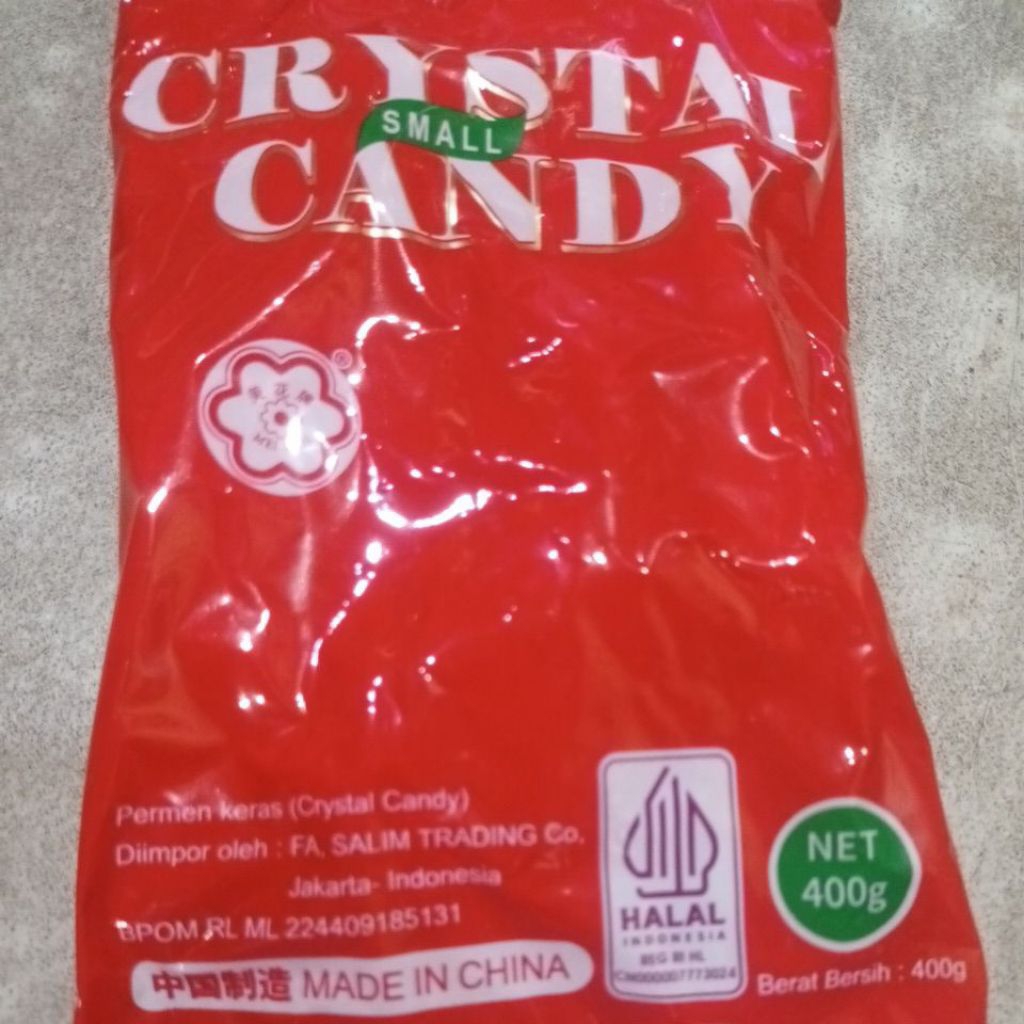 Jual 400 gram Gula batu / lump sugar / gula batu / crystal candy label ...