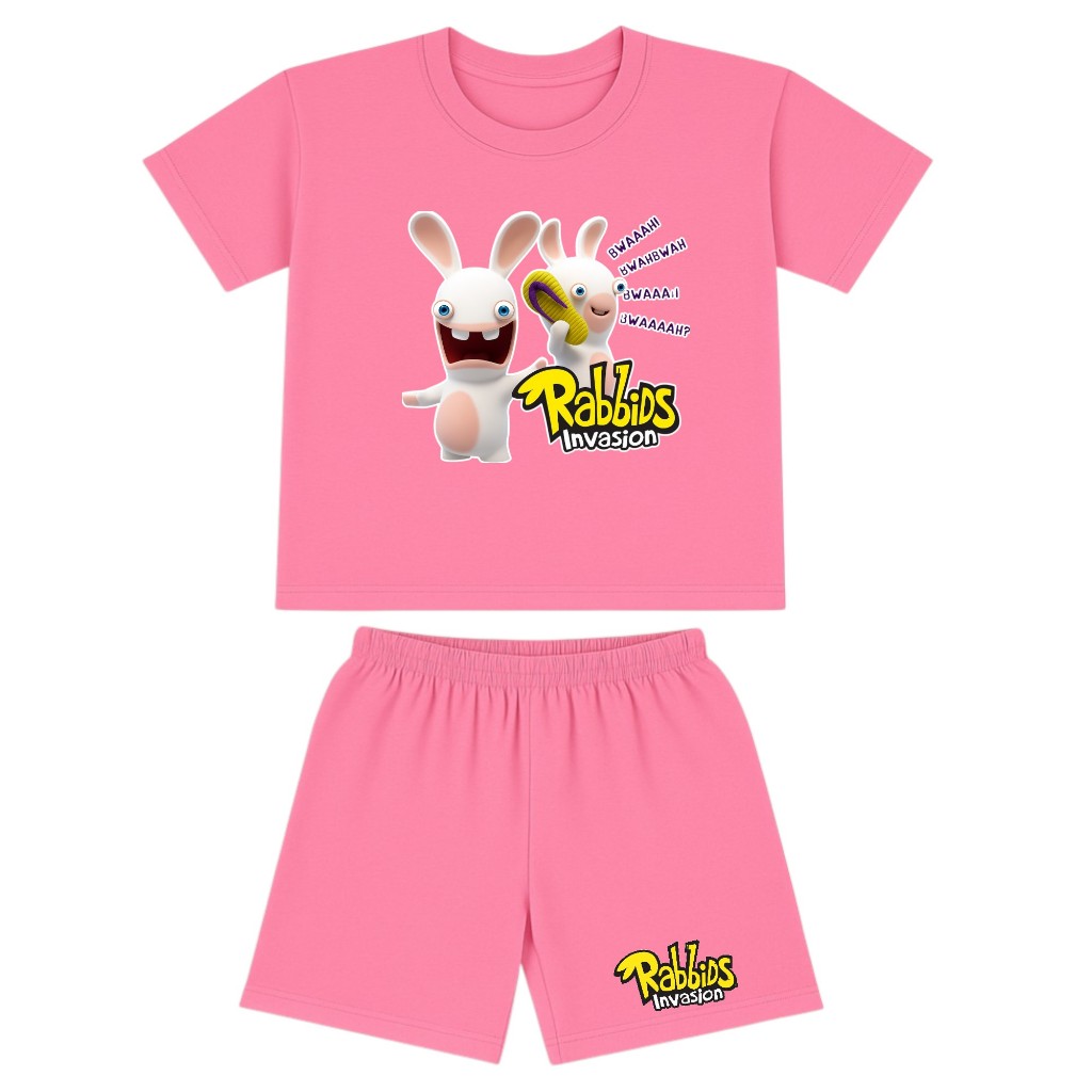 Jual Set Baju Kaos Harian Anak Karakter Rabbids Invasion Untuk Usia 1 ...