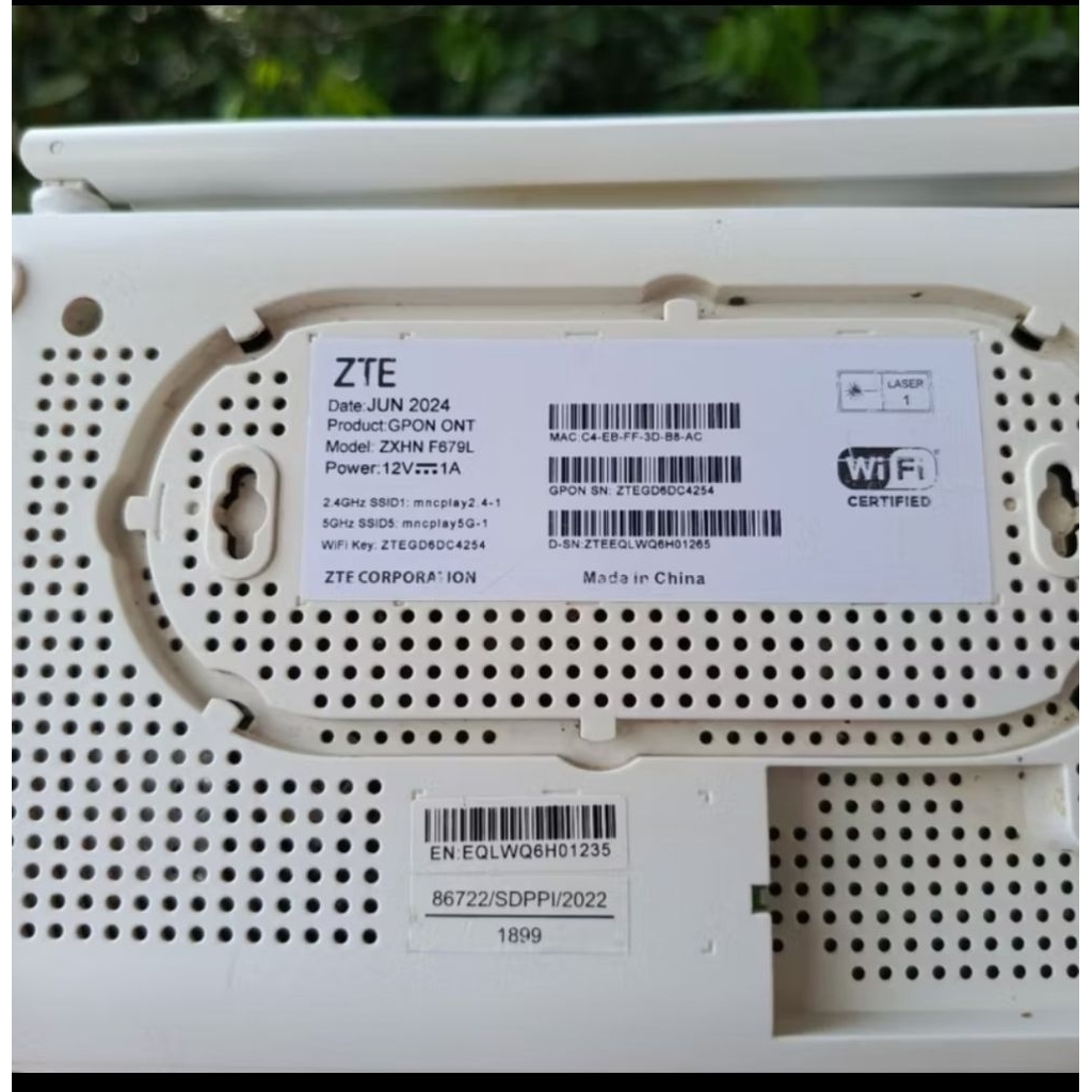 Jual ROUTER ONT ZTE ZXHN F679L (5G) dan V3 PORT HIJAU | Shopee Indonesia