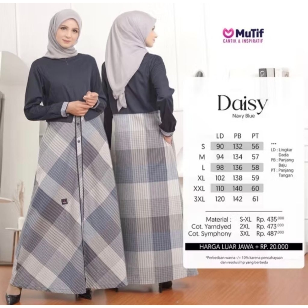 Jual Daisy mutif gamis mutif promo | Shopee Indonesia