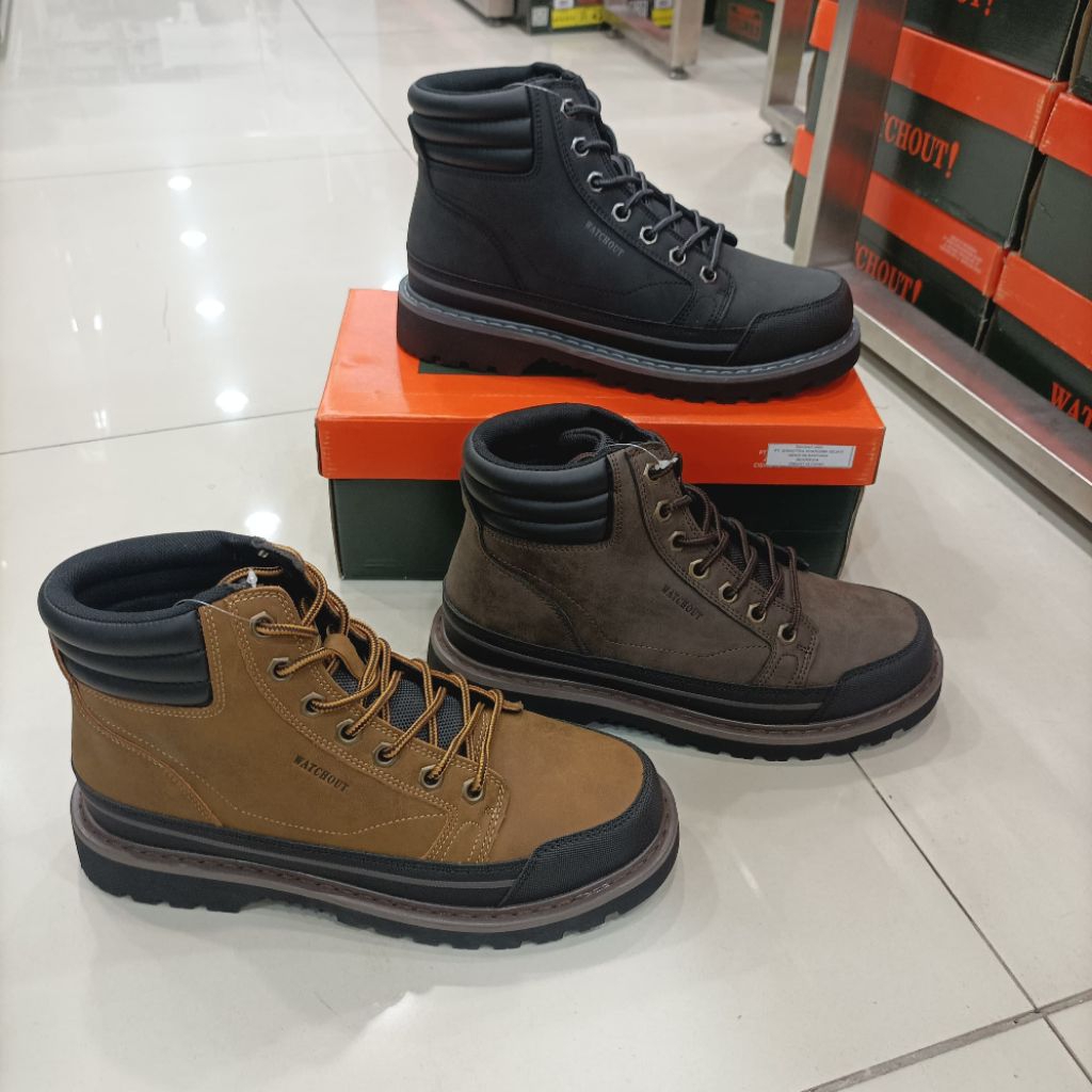 Jual Sepatu Booth Pria WATCHOUT WC100170401 | Shopee Indonesia