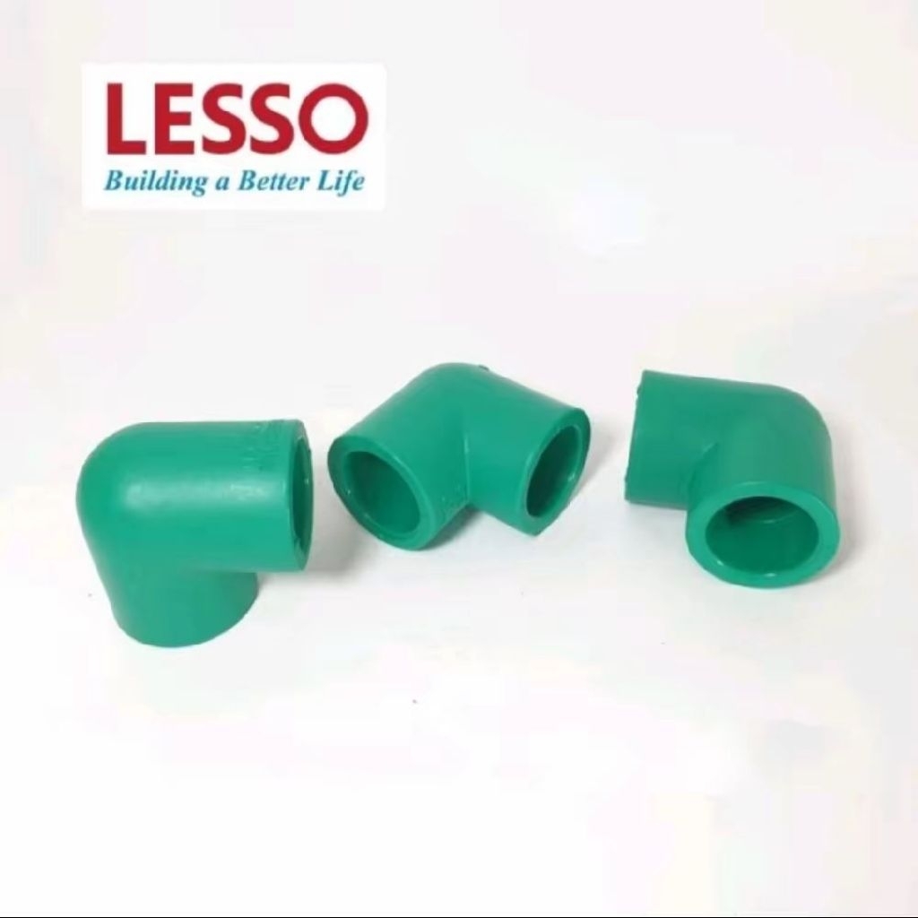 Jual Keni PPR Lesso 1/2 inch Elbow 90 PPR 20mm Equal Elbow 90 PPR Lesso ...