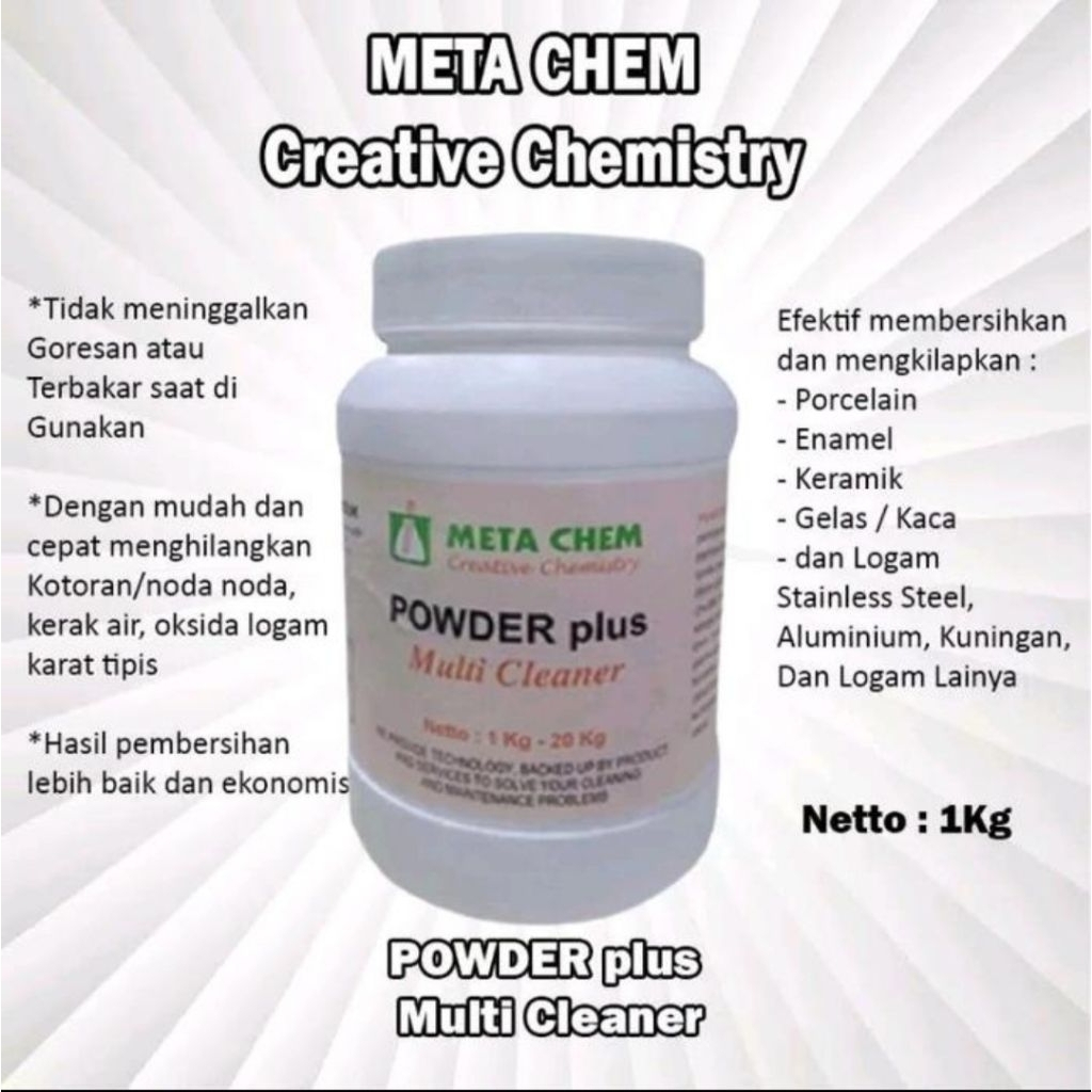 Jual Metachem Bubuk Pembersih Serbaguna Pengkilap Porcelain - 1Kg ...