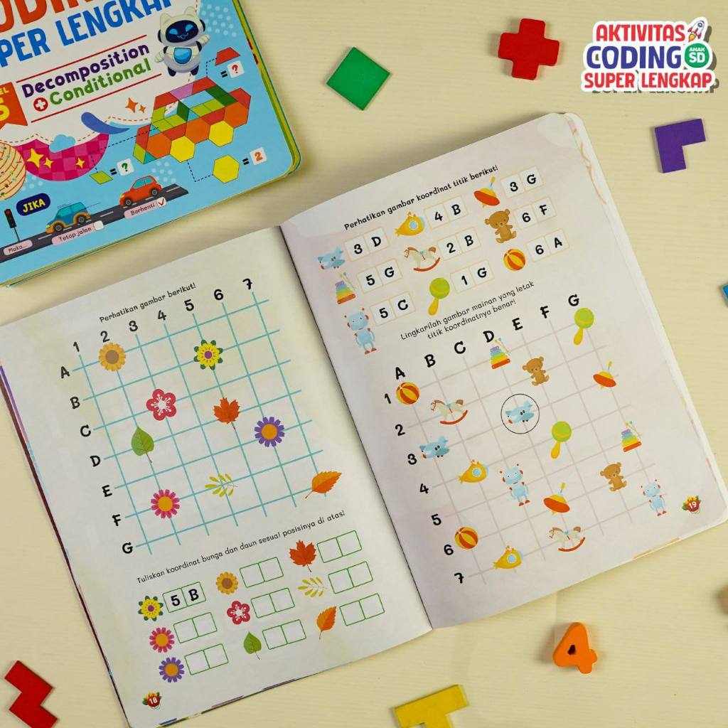 Jual [ISI 5 BUKU] PAKET AKTIVITAS CODING SUPER LENGKAP - CODING FOR ...