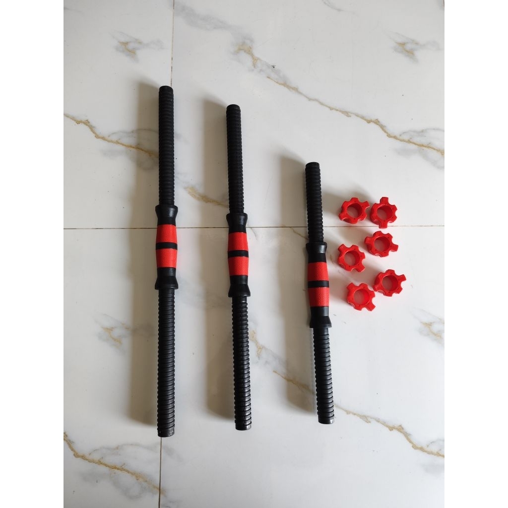 Jual stick dumble/barbel ukuran 50cm free pengunci | Shopee Indonesia