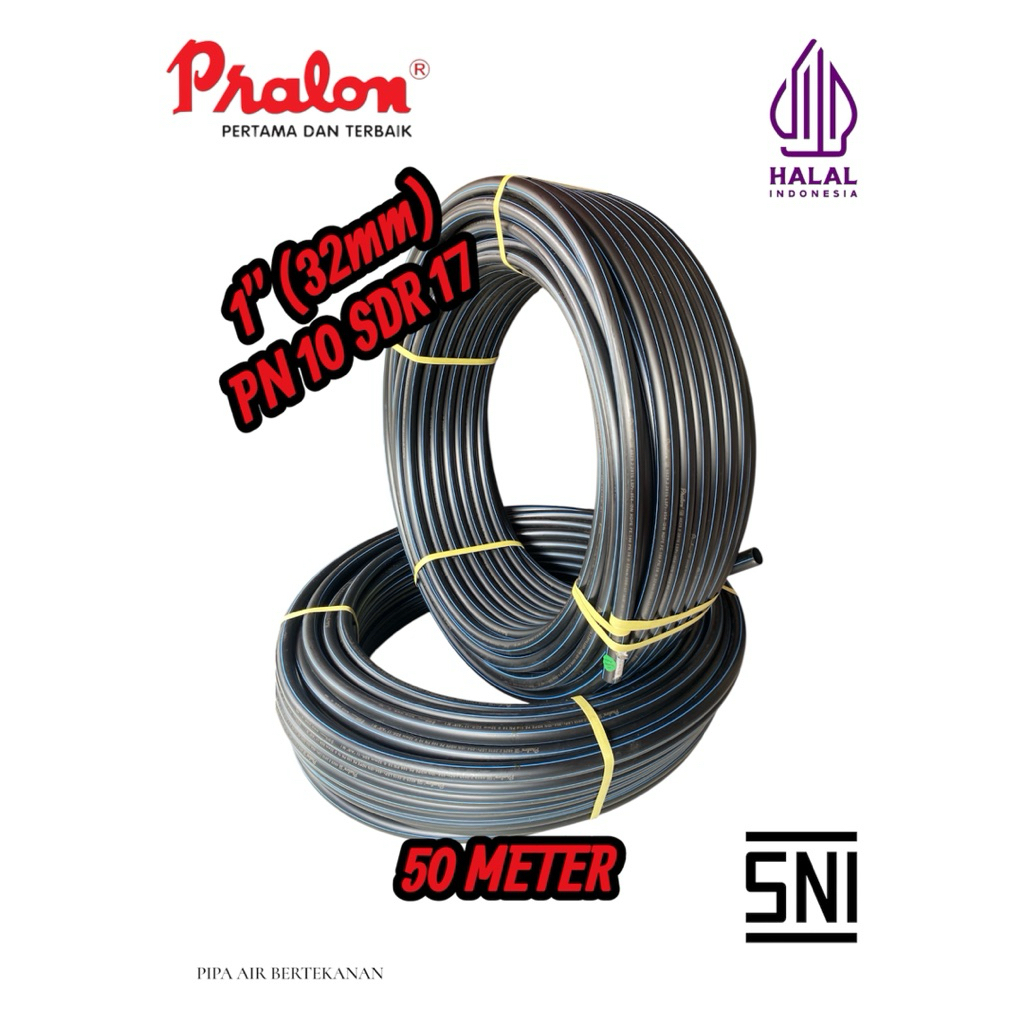 Jual Pipa Air HDPE 1 Inch (32 mm) PN 10 Pipa Air Bersih Standar SNI ...
