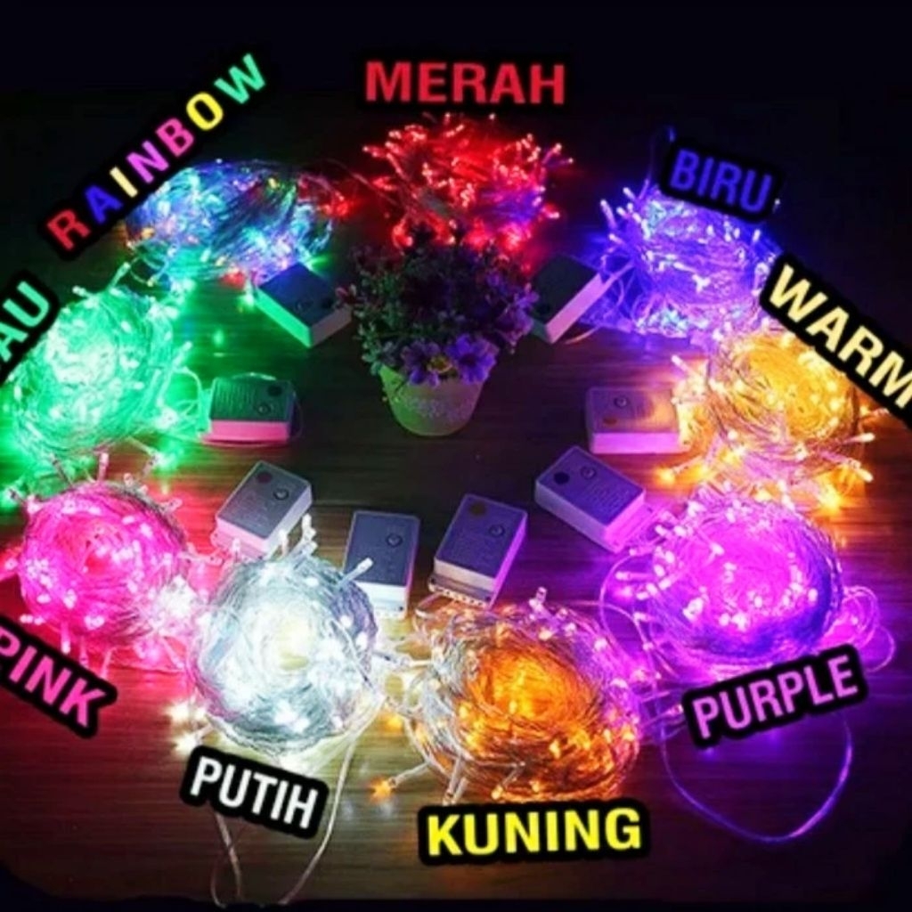 Jual Lampu Hias LED Tumblr / Natal / Dekorasi Tersedia Banyak Warna ...
