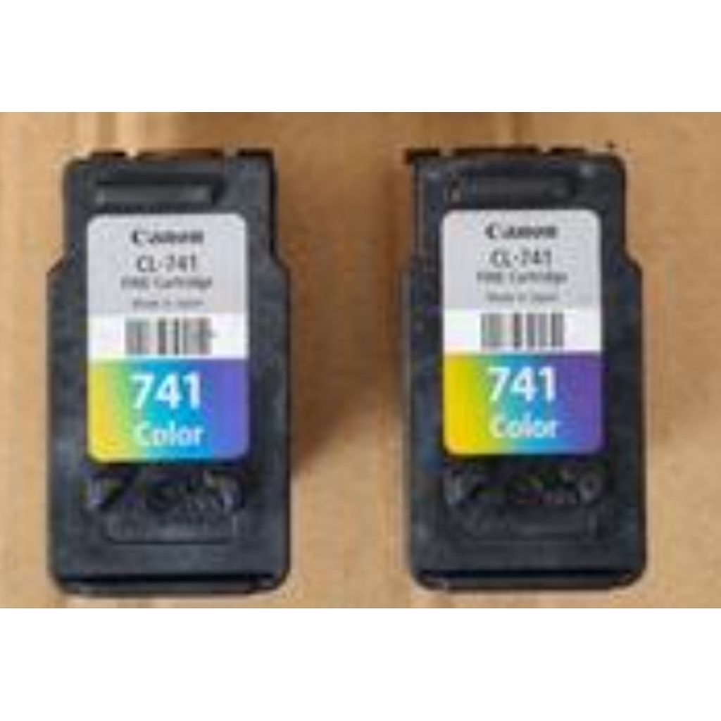 Jual canon 740 black dan 741 color bekas kosongan belum pernah refil ...