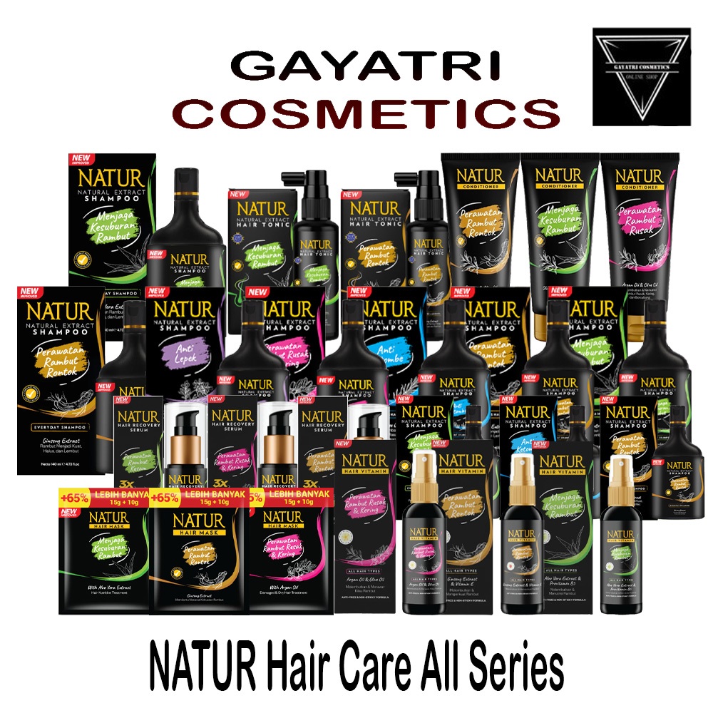 Jual NATUR Hair Care Perawatan Rambut Rontok Original | Shopee Indonesia