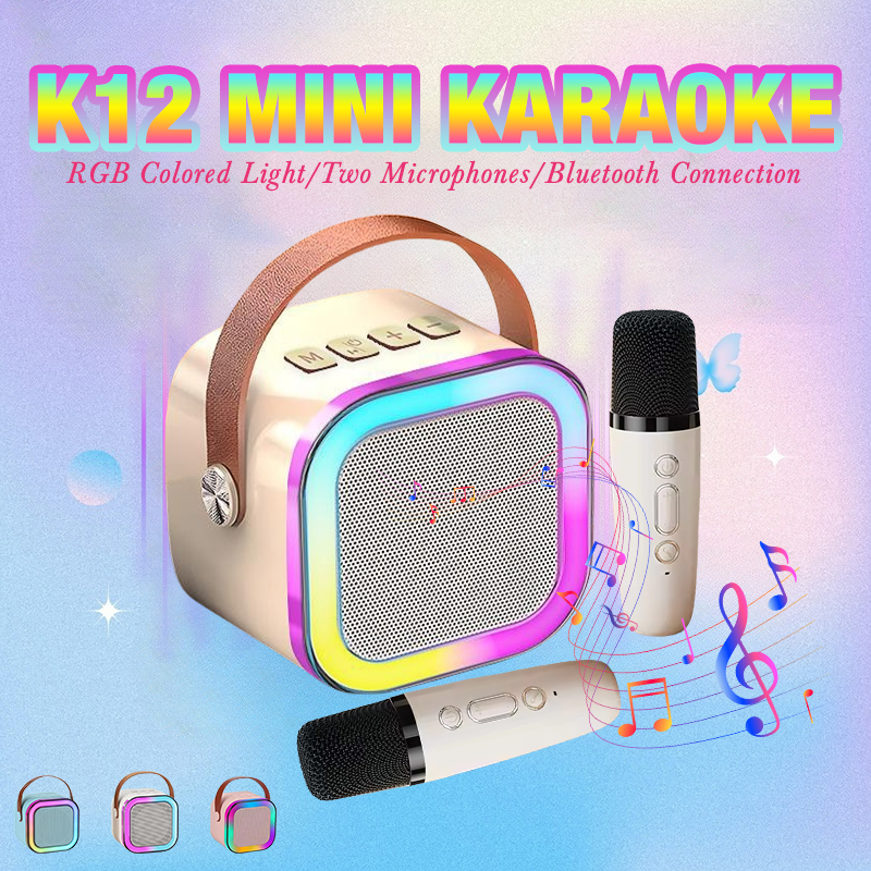 Jual [COD] Bluetooth Mini Speaker Wireless Karaoke With MIC 3D Stereo ...