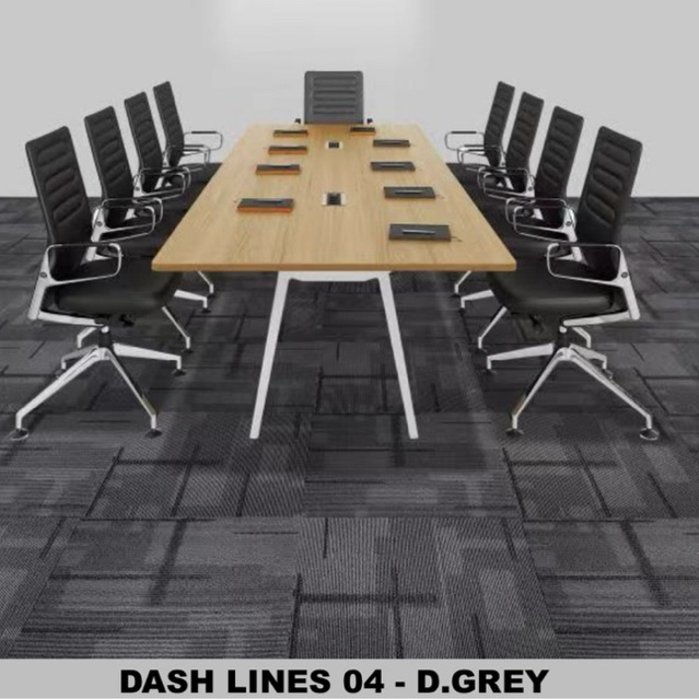 Jual Dash Lines -Harga per box 6m2 Karpet Tile Motif Kantor Gedung ...