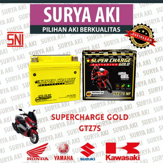 AKI KERING SUPERCHARGE GOLD GTZ7S AKI VARIO 125 VARIO 150 SUPRA GTR