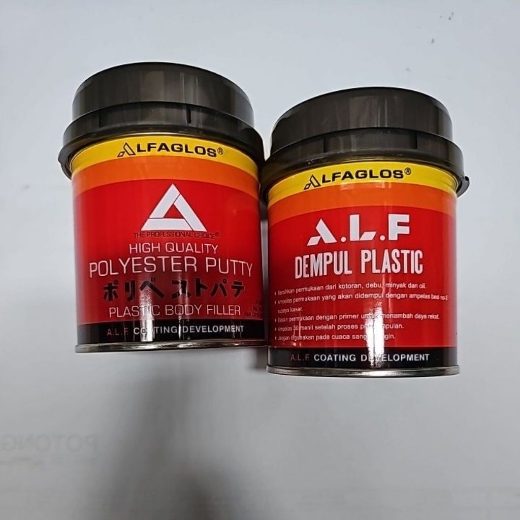 Jual Dempul Alfaglos 1/4 KG / Alfaglos 250 Gr / Dempul Plastik Kemasan ...