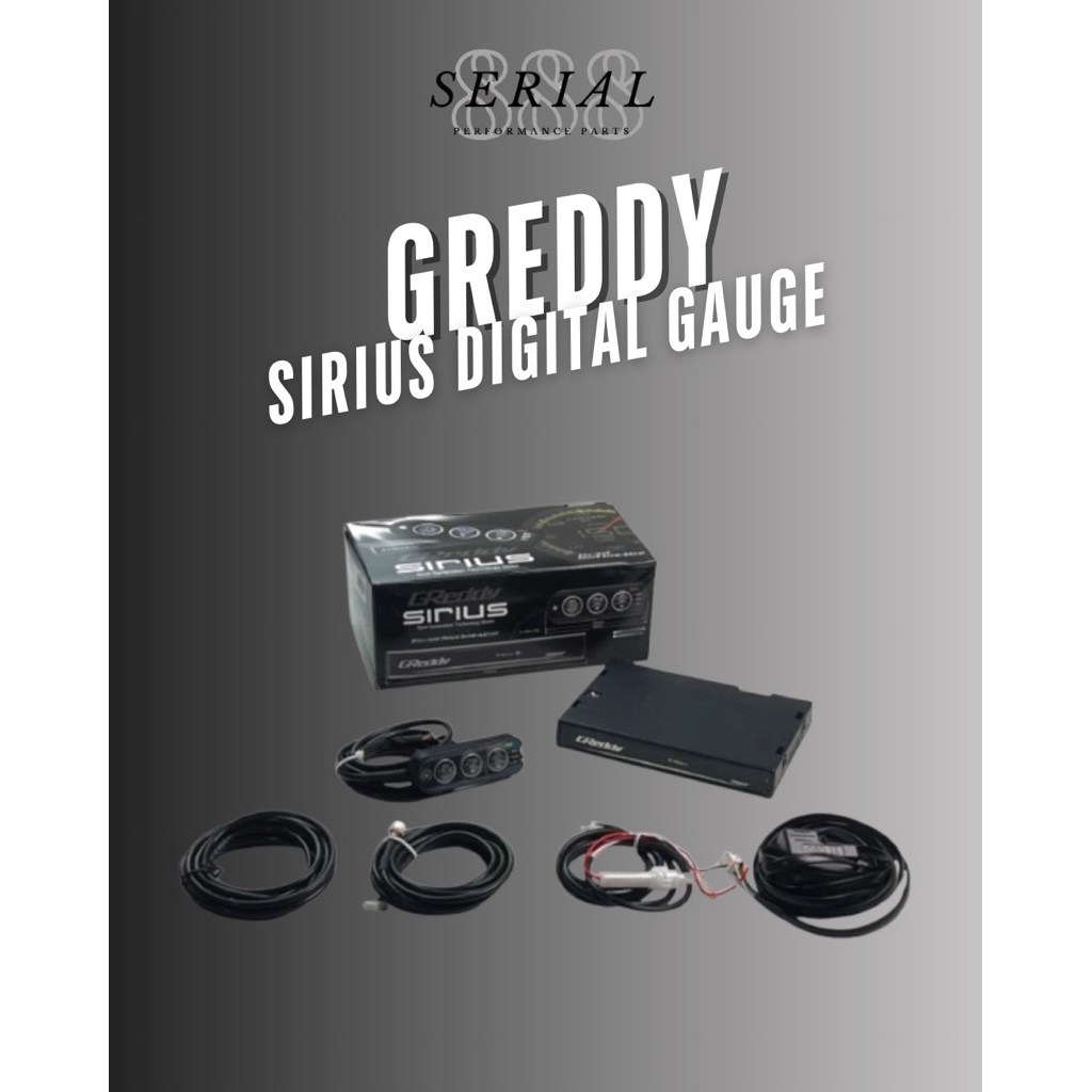 Jual greddy sirius meter digital gauge indikator universal | Shopee ...