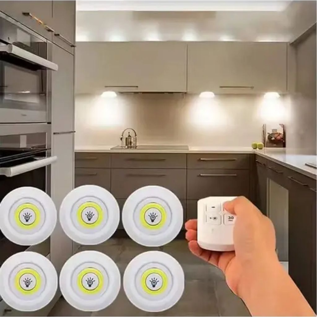 Jual Lampu LED Tempel Fleksibel Tombol On/Off Lengkap Dengan Remote ...