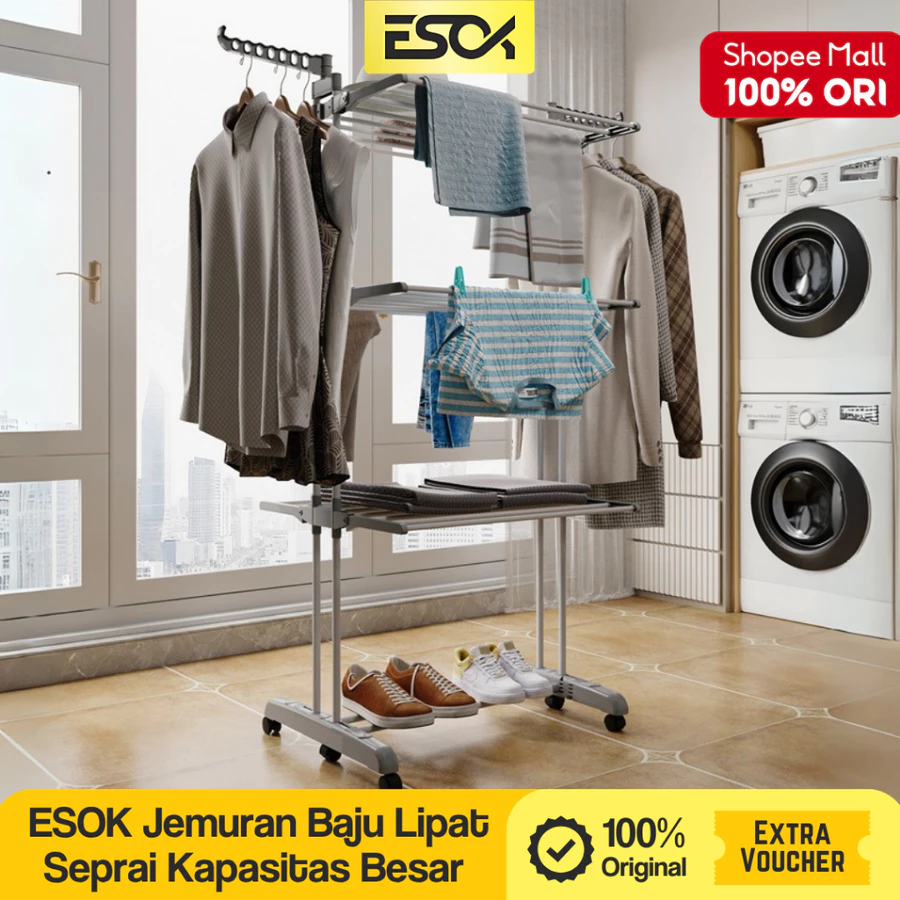 Jemuran Baju Seprai