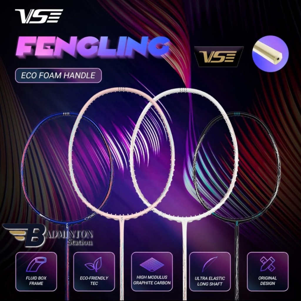 Jual RAKET BADMINTON VS VENSON FENGLING SERIES / ORIGINAL VSE FENGLING ...