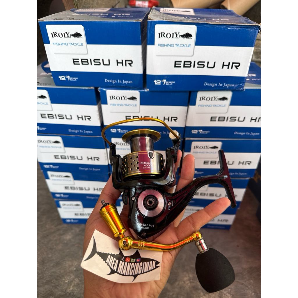 Jual Reel IROLY EBISU SW 1000 2000 3000 4000 6000 - Power Handle ...