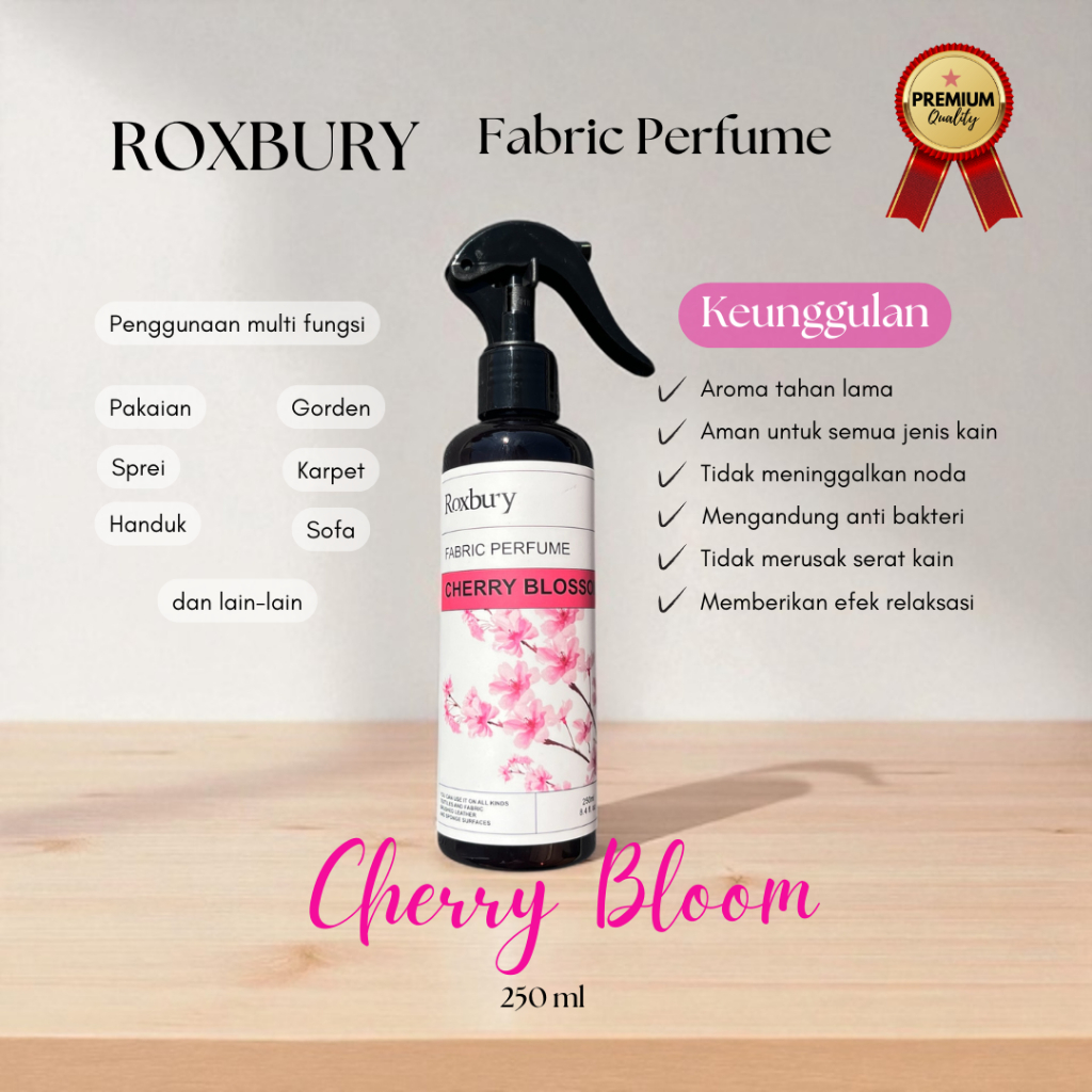 Jual Roxbury - Fabric Perfume Premium - Cherry Blossom - Parfum Laundry ...