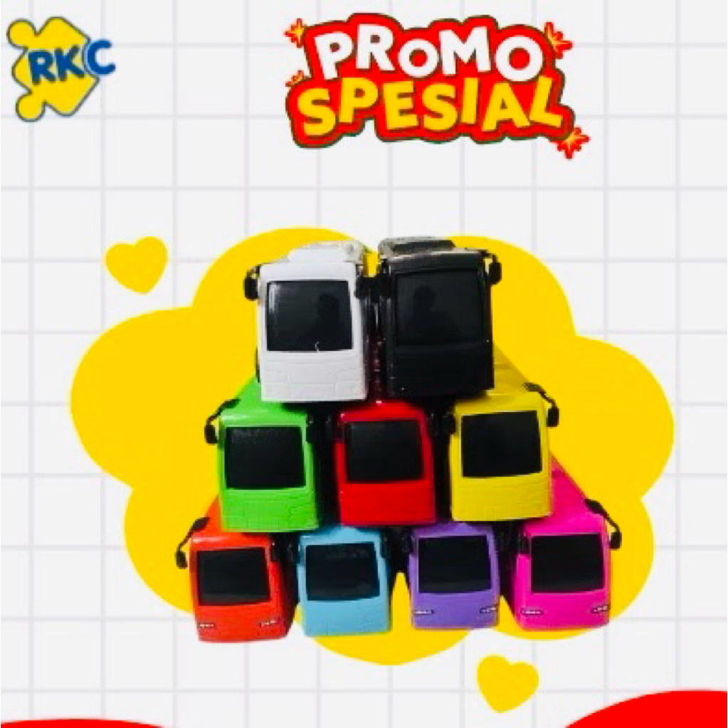 Jual Miniatur Bus Polos RKC (Tinggal Modif) | Shopee Indonesia