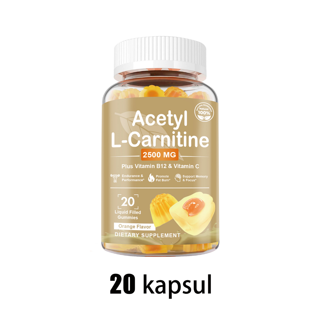 makanan yang banyak mengandung l carnitine Jual Ozmolts Acetyl Supplement With Vitamin C Gummy 60PCS Recovery Muscle Increase Energy Vegan Gummies Orange Flavor Suplemen Gummies free-shipping-2026 Asthma — optimising long-term Flavour:Tropical-Fruit