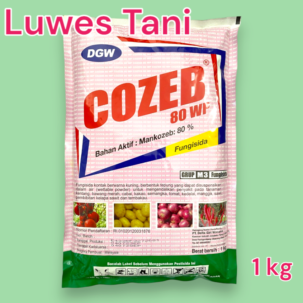 Jual Cozeb 80wp 1kg fungisida mankozeb | Shopee Indonesia